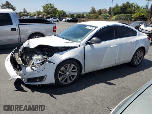 2016 Buick Regal z VIN 2G4GK5EX7G9133569, wystawiony jako Copart lot #59674265 z przebiegiem 197 116 mil mil oraz Szkoda całkowita • Salvage title. Historia ofert i sprzedaży dostępna na DreamBid. Obrazek 1.