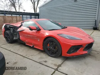 2021 Chevrolet Corvette 2LT with VIN 1G1YB2D43M5106403, listed as a Copart auction lot 42730815 with 7,325 mi miles and Salvage Title. Bid and sale history available at carsss.com. Image 4.