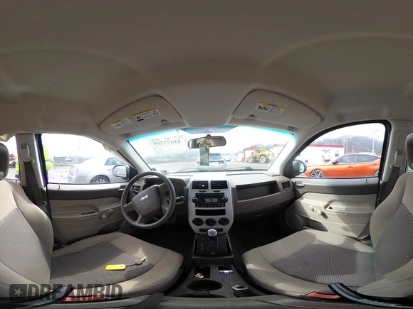 2008 Jeep Compass Sport with VIN 1J8FF47W08D728845, listed as a IAAI auction lot 41673205 with 70,333 mi miles. Bid and sale history available at carsss.com. Image 18.