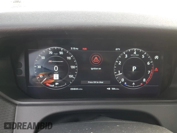 2018 Land Rover Range Rover Velar R-Dynamic SE with VIN SALYL2RX4JA737731, listed as a Copart auction lot 79683713 with 94,844 mi miles. Bid and sale history available at carsss.com. Image 9.