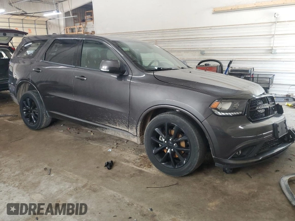2017 Dodge Durango GT with VIN 1C4RDJDG5HC814521, listed as a Copart auction lot 61053155 with 114,914 mi miles and Salvage title. Bid and sale history available at DreamBid. Image 4.