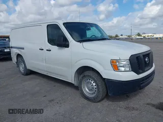 2016 Nissan NV S with VIN 1N6BF0KMXGN802928, listed as a IAAI auction lot 41567807 with 70,816 mi miles. Bid and sale history available at carsss.com. Image 1.
