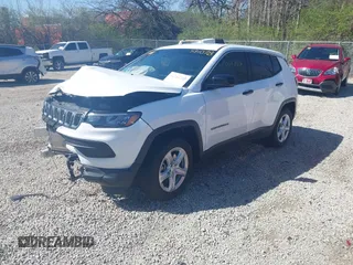 2024 Jeep Compass Sport with VIN 3C4NJDAN2RT591078, listed as a IAAI auction lot 41984705 with 49,220 mi miles and . Bid and sale history available at DreamBid. Image 20.