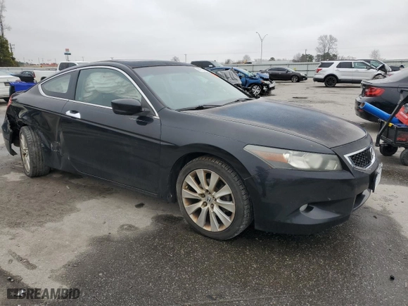 2009 Honda Accord Cpe EX-L with VIN 1HGCS22889A008801, listed as a Copart auction lot 44219475 with NaN miles and Salvage Title. Bid and sale history available at carsss.com. Image 4.