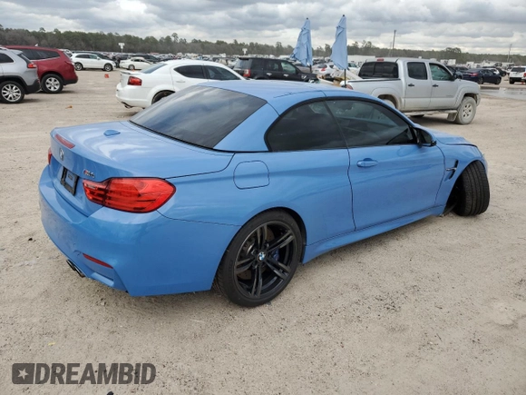 2015 BMW M4 with VIN WBS3U9C55FP967287, listed as a Copart auction lot 40572814 with 85,981 mi miles. Bid and sale history available at carsss.com. Image 3.