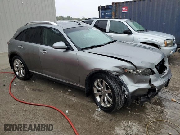 2007 Infiniti FX35 with VIN JNRAS08W37X205871, listed as a Copart auction lot 72570754 with 149,106 mi miles and Non Repairable. Bid and sale history available at carsss.com. Image 4.