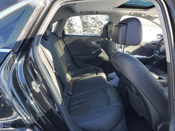 2017 Audi A4 Premium Plus with VIN WAUENAF43HN047901, listed as a Copart auction lot 88045825 with 95,327 mi miles and Salvage Title. Bid and sale history available at carsss.com. Image 10.