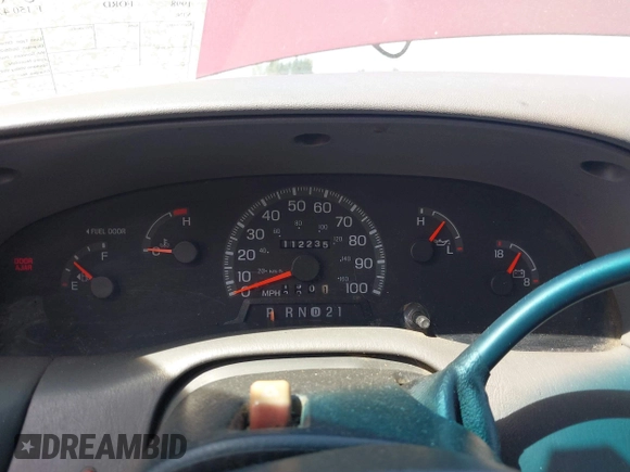 1998 Ford F-150 with VIN 1FTZF182XWKA36602, listed as a IAAI auction lot 42472442 with 112,235 mi miles and . Bid and sale history available at DreamBid. Image 7.