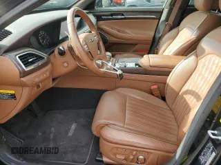 2022 Genesis G90 3.3T Premium with VIN KMTF34PA7NU096590, listed as a Copart auction lot 52722865 with 12,930 mi miles and Salvage Title. Bid and sale history available at carsss.com. Image 7.