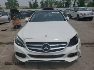 2015 Mercedes-Benz C 300 Luxury with VIN 55SWF4KB2FU093109, listed as a Copart auction lot 56883575 with 117,687 mi miles and Salvage title. Bid and sale history available at DreamBid. Image 5.