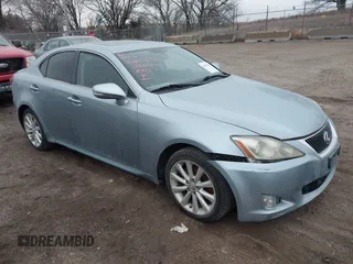 2009 Lexus IS 250 with VIN JTHCK262392030704, listed as a IAAI auction lot 41161502 with 174,611 mi miles and . Bid and sale history available at DreamBid. Image 1.