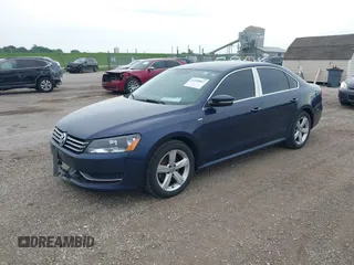 2014 Volkswagen Passat Wolfsburg Edition with VIN 1VWAT7A35EC044446, listed as a IAAI auction lot 42558007 with 165,285 mi miles and . Bid and sale history available at DreamBid. Image 2.