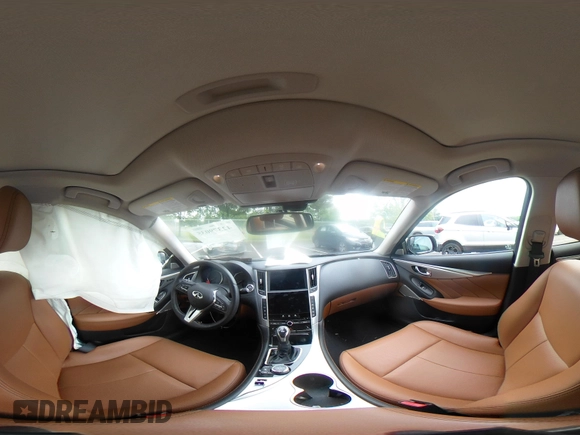 2024 Infiniti Q50 Luxe with VIN JN1EV7BR7RM631669, listed as a IAAI auction lot 42379035 with 9,376 mi miles and . Bid and sale history available at DreamBid. Image 18.