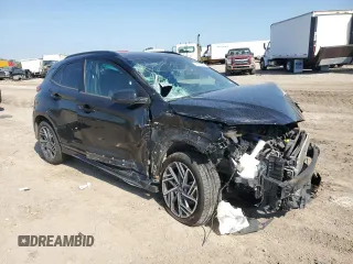 2022 Hyundai Kona N Line with VIN KM8K3CA34NU840854, listed as a Copart auction lot 80281394 with 62,671 mi miles and Salvage Title. Bid and sale history available at carsss.com. Image 4.