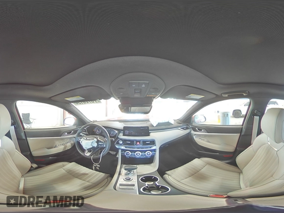 2023 Genesis G70 2.0T with VIN KMTG34TA8PU122367, listed as a Copart auction lot 70726154 with 15,475 mi miles and Salvage Title. Bid and sale history available at carsss.com. Image 13.