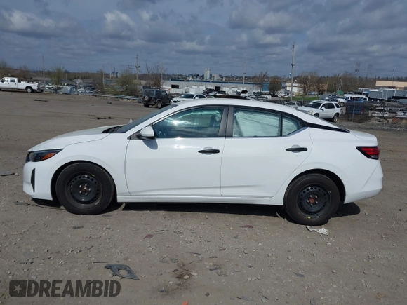 2024 Nissan Sentra S with VIN 3N1AB8BV0RY286329, listed as a IAAI auction lot 41921841 with 14,344 mi miles. Bid and sale history available at carsss.com. Image 13.