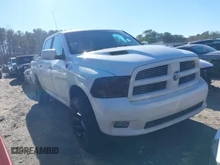 2012 Ram 1500 Sport with VIN 1C6RD7MT1CS288653, listed as a IAAI auction lot 41363344 with 199,972 mi miles. Bid and sale history available at carsss.com. Image 1.