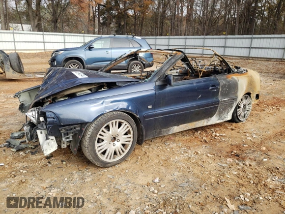2004 Volvo C70 with VIN YV1NC62D24J048044, listed as a Copart auction lot 83945244 with 0 mi miles and Non Repairable. Bid and sale history available at carsss.com. Image 1.