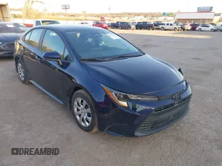 2025 Toyota Corolla LE with VIN 5YFB4MDEXSP247058, listed as a IAAI auction lot 41777943 with 9,446 mi miles. Bid and sale history available at carsss.com. Image 1.