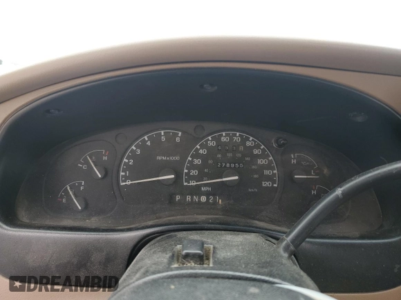1997 Ford Explorer XLT with VIN 1FMDU35P0VZA19790, listed as a Copart auction lot 56766165 with 278,955 mi miles and Salvage title. Bid and sale history available at DreamBid. Image 9.