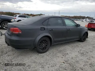 2014 Volkswagen Passat S w/Nav with VIN 1VWAP7A36EC026154, listed as a Copart auction lot 83426054 with 192,012 mi miles and Salvage Title. Bid and sale history available at carsss.com. Image 3.