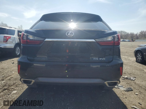 2018 Lexus RX 350 z VIN 2T2BZMCA8JC165954, wystawiony jako Copart lot #54001415 z przebiegiem 79 758 mil mil oraz Szkoda całkowita • Salvage title. Historia ofert i sprzedaży dostępna na DreamBid. Obrazek 6.