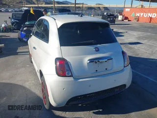 2018 FIAT 500e with VIN 3C3CFFGE9JT377399, listed as a IAAI auction lot 41641125 with 26,157 mi miles. Bid and sale history available at carsss.com. Image 3.