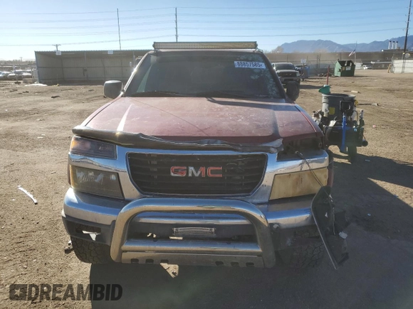 2005 GMC Canyon SLE Z71 with VIN 1GTDT196658282255, listed as a Copart auction lot 88857585 with 181,846 mi miles and Non Repairable. Bid and sale history available at carsss.com. Image 5.