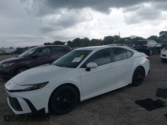 2025 Toyota Camry LE with VIN 4T1DAACK6SU531129, listed as a IAAI auction lot 41969220 with 10,542 mi miles and . Bid and sale history available at DreamBid. Image 17.