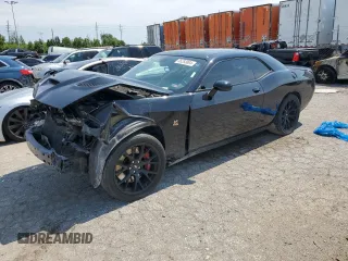 2019 Dodge Challenger R/T Scat Pack Widebody z VIN 2C3CDZFJ5KH618665, wystawiony jako Copart lot #65283004 z przebiegiem 48 884 mil mil oraz Szkoda całkowita • Salvage title. Historia ofert i sprzedaży dostępna na DreamBid. Obrazek 1.