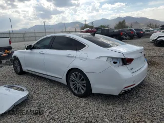 2017 Genesis G80 3.8L with VIN KMHGN4JE2HU175741, listed as a Copart auction lot 70855184 with 59,136 mi miles and Salvage Title. Bid and sale history available at carsss.com. Image 2.