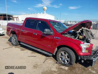 2015 Ford F-150 XL with VIN 1FTEW1CP1FKE71171, listed as a IAAI auction lot 40940851 with 117,097 mi miles. Bid and sale history available at carsss.com. Image 1.