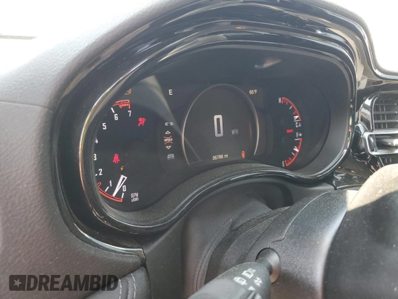 2021 Dodge Durango SXT Plus with VIN 1C4RDJAGXMC793518, listed as a Copart auction lot 52708205 with 36,788 mi miles and Salvage title. Bid and sale history available at DreamBid. Image 9.