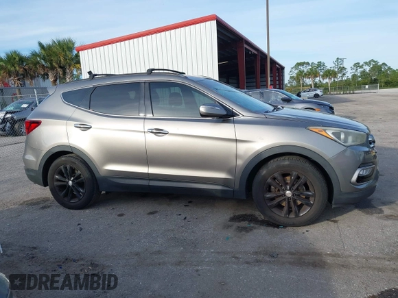 2017 Hyundai Santa Fe Sport 2.0T with VIN 5XYZU4LA0HG487276, listed as a IAAI auction lot 41441697 with 118,248 mi miles. Bid and sale history available at carsss.com. Image 13.