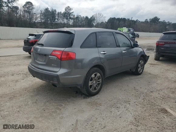 2008 Acura MDX Tech Pkg with VIN 2HNYD28338H520728, listed as a Copart auction lot 46188815 with 0 mi miles and Salvage Title. Bid and sale history available at carsss.com. Image 3.