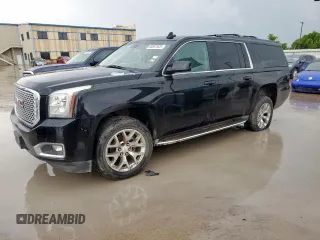 2015 GMC Yukon XL SLT z VIN 1GKS1HKC8FR584815, wystawiony jako Copart lot #60697925 z przebiegiem Nie podano mil oraz Czysty tytuł • Clean title. Historia ofert i sprzedaży dostępna na DreamBid. Obrazek 1.