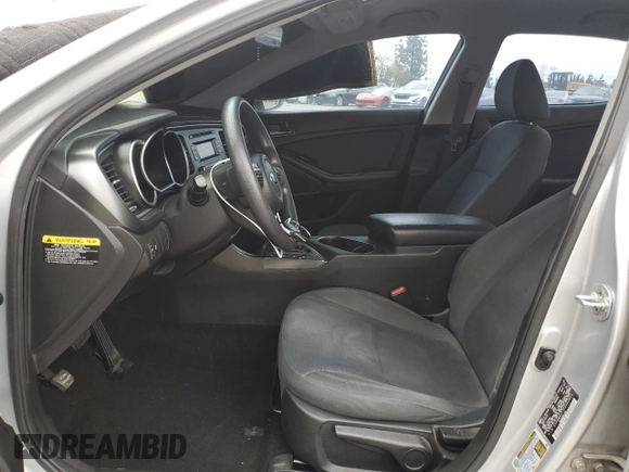 2015 Kia Optima LX with VIN 5XXGM4A77FG462827, listed as a Copart auction lot 53515465 with 187,016 mi miles and Salvage Title. Bid and sale history available at DreamBid. Image 7.