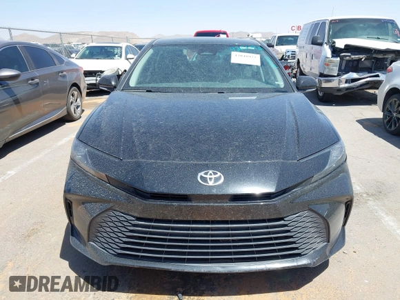 2025 Toyota Camry LE with VIN 4T1DAACK9SU522182, listed as a IAAI auction lot 42048972 with 18,498 mi miles and . Bid and sale history available at DreamBid. Image 12.