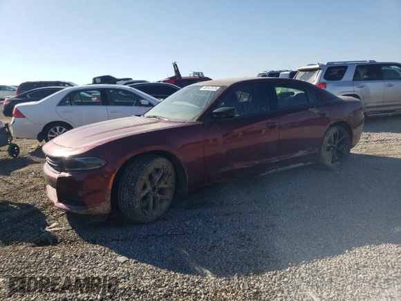 2023 Dodge Charger SXT with VIN 2C3CDXBG2PH674794, listed as a Copart auction lot 46147575 with 14,503 mi miles and Salvage Title. Bid and sale history available at carsss.com. Image 1.