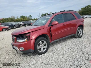 2006 Pontiac Torrent with VIN 2CKDL63F166038177, listed as a Copart auction lot 71806504 with 122,895 mi miles and Salvage Title. Bid and sale history available at carsss.com. Image 1.