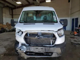 2021 Ford Transit Cargo with VIN 1FTBR1C82MKA10660, listed as a Copart auction lot 48245695 with 63,401 mi miles and Salvage Title. Bid and sale history available at DreamBid. Image 5.