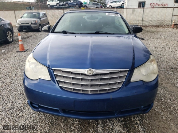 2010 Chrysler Sebring LX with VIN 1C3BC4EB4AN147528, listed as a Copart auction lot 80719044 with 154,647 mi miles and Salvage Title. Bid and sale history available at carsss.com. Image 5.