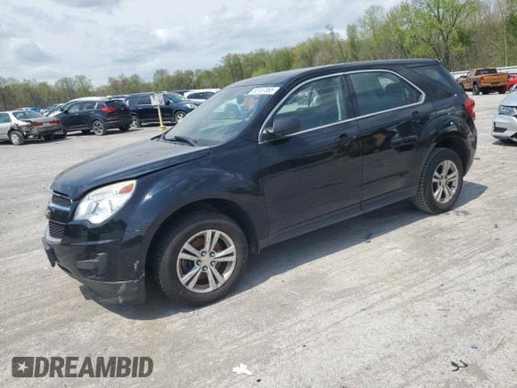 2015 Chevrolet Equinox LS with VIN 2GNALAEK8F1161809, listed as a Copart auction lot 55157065 with 98,760 mi miles and Clean Title. Bid and sale history available at DreamBid. Image 1.