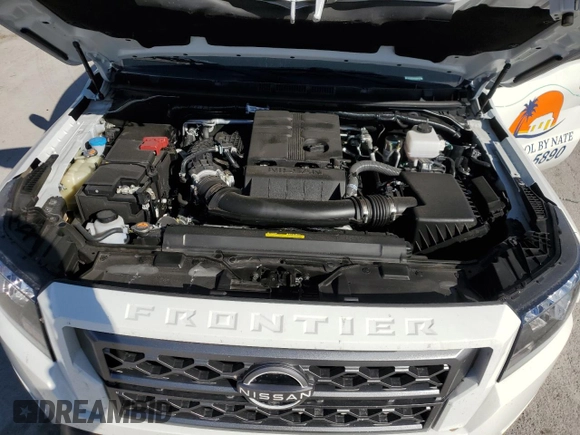 2024 Nissan Frontier SV with VIN 1N6ED1FK2RN657923, listed as a Copart auction lot 84277234 with 9,165 mi miles and Non repairable. Bid and sale history available at DreamBid. Image 11.