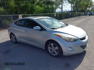 2013 Hyundai Elantra Limited with VIN 5NPDH4AE6DH234034, listed as a IAAI auction lot 42156075 with 95,524 mi miles and . Bid and sale history available at DreamBid. Image 1.