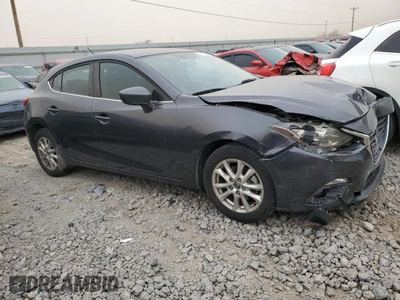 2016 Mazda 3 i Sport with VIN 3MZBM1K73GM281213, listed as a Copart auction lot 49152465 with 94,492 mi miles and Salvage Title. Bid and sale history available at DreamBid. Image 4.