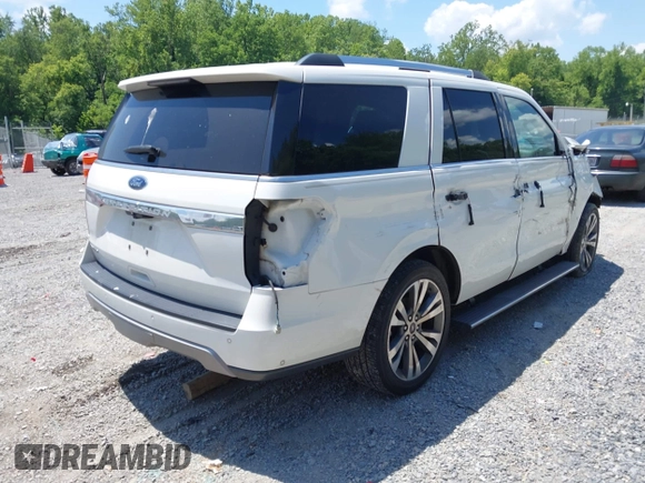 2020 Ford Expedition Limited with VIN 1FMJU1KTXLEA74860, listed as a IAAI auction lot 42557757 with 107,538 mi miles and . Bid and sale history available at DreamBid. Image 4.