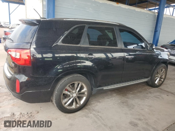 2014 Kia Sorento SX Limited with VIN 5XYKW4A75EG455700, listed as a Copart auction lot 64224484 with 66,328 mi miles and Salvage Title. Bid and sale history available at carsss.com. Image 3.