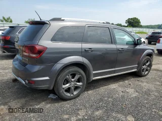 2016 Dodge Journey Crossroad Plus with VIN 3C4PDDGG3GT121695, listed as a Copart auction lot 59334115 with 228,871 mi miles and Salvage title. Bid and sale history available at DreamBid. Image 3.