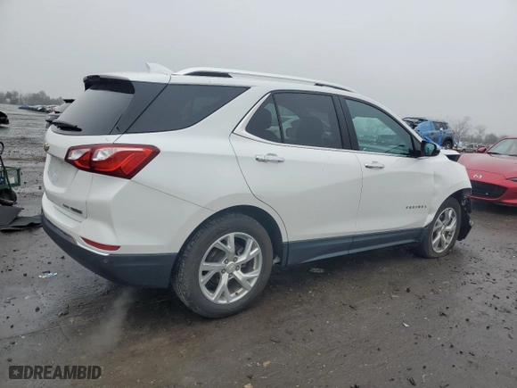 2018 Chevrolet Equinox Premier with VIN 2GNAXVEVXJ6326101, listed as a Copart auction lot 84187174 with 47,177 mi miles and Salvage Title. Bid and sale history available at carsss.com. Image 3.